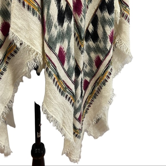 Sole Society Boho Wrap Multicoulor Oversized Soft Festival Scarf Shawl Fringe - Picture 4 of 10